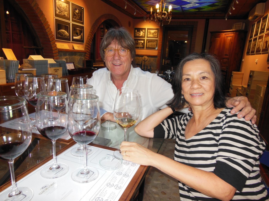 Tasting with Clos de l'Obac Winery owner Carles Pastrana