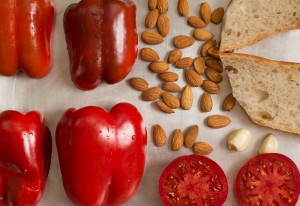 Romesco Ingredients Ready to Roast