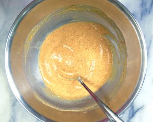 Indian Spices in Yogurt Mixed