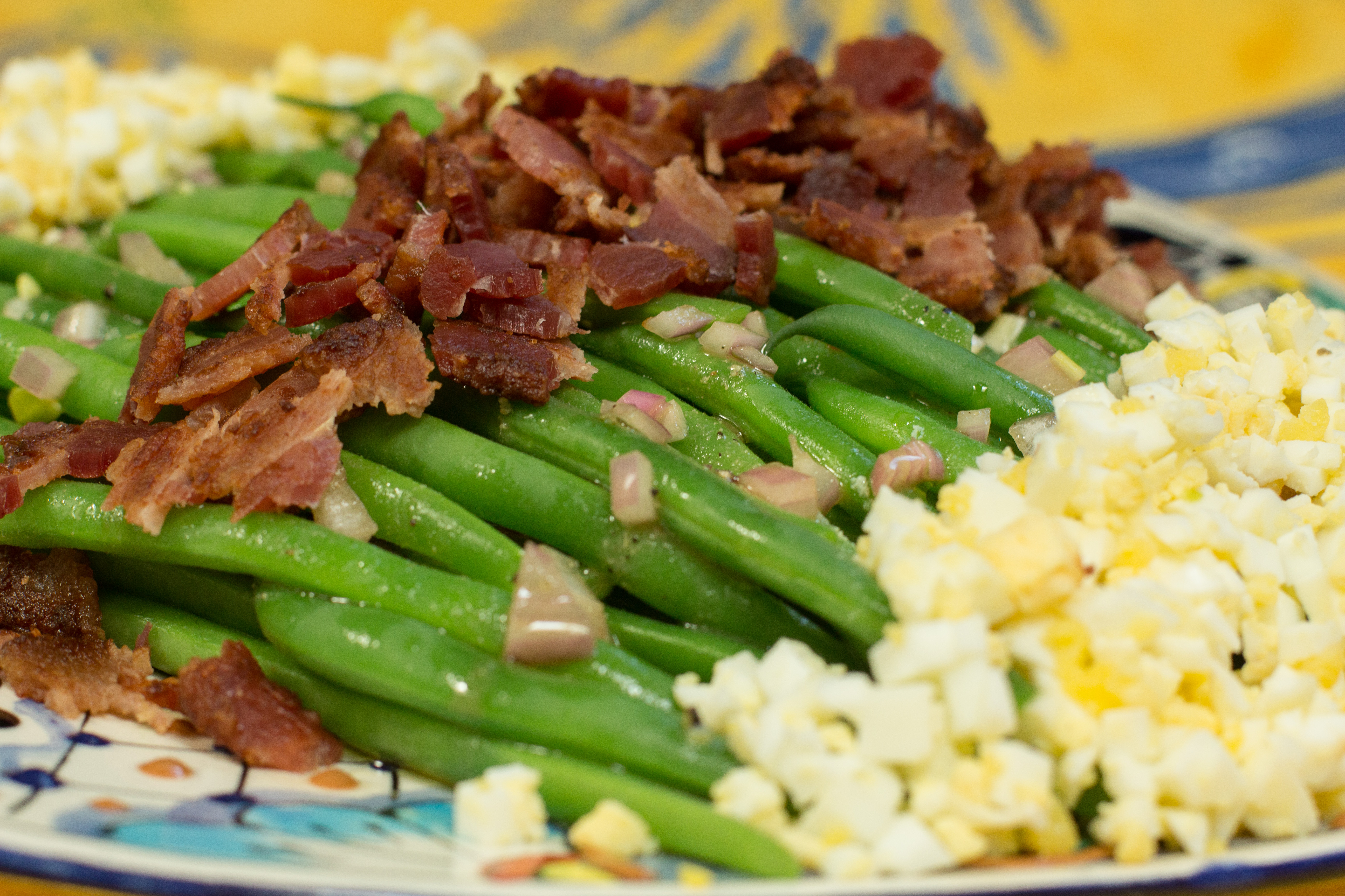 Green Bean Salad with Bacon and Eggs