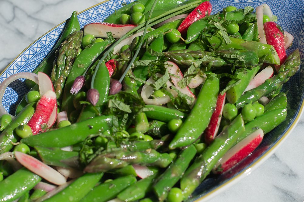 Spring Peas and Asparagus Salad