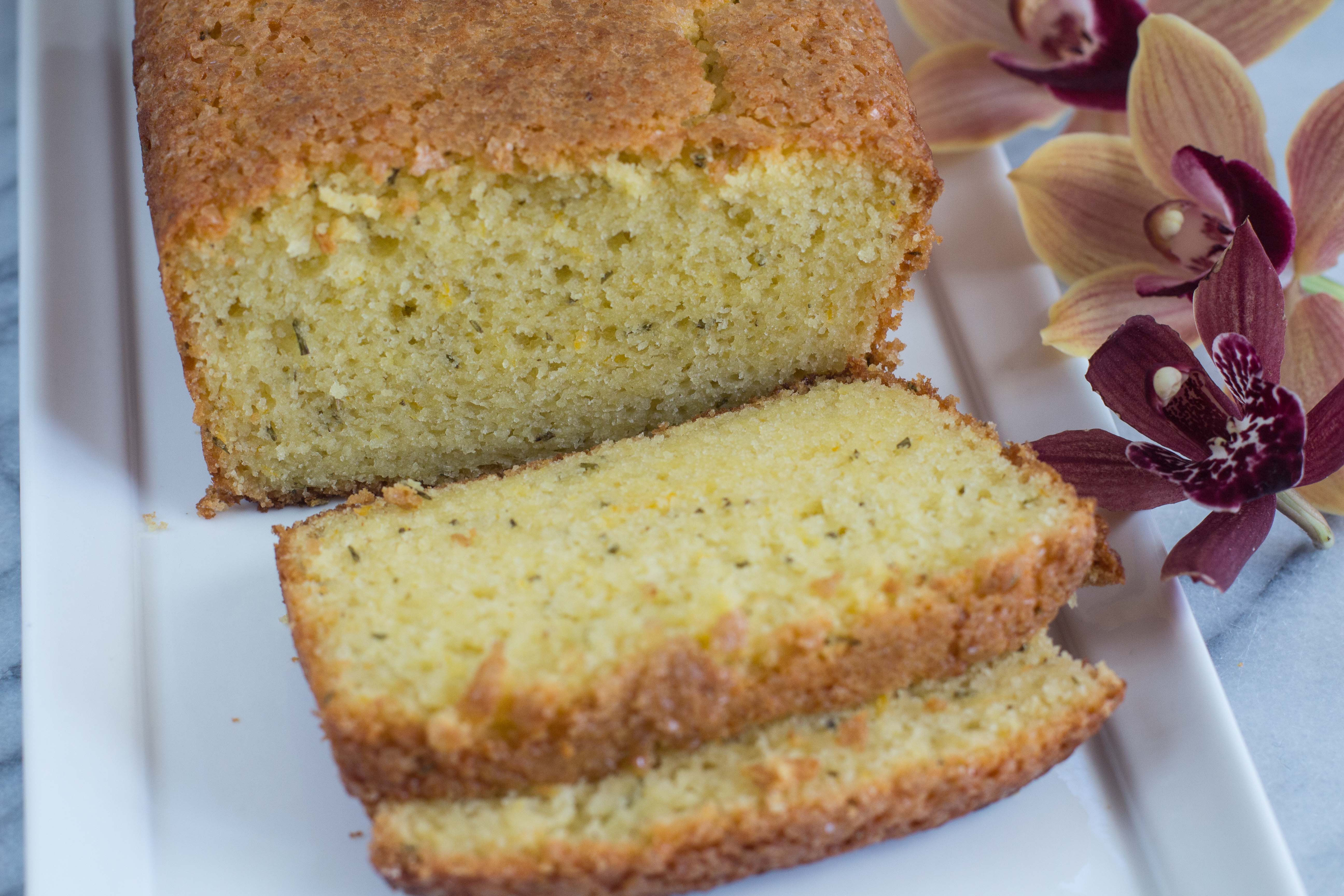 French Yogurt Cake with Lemon and Rosemary