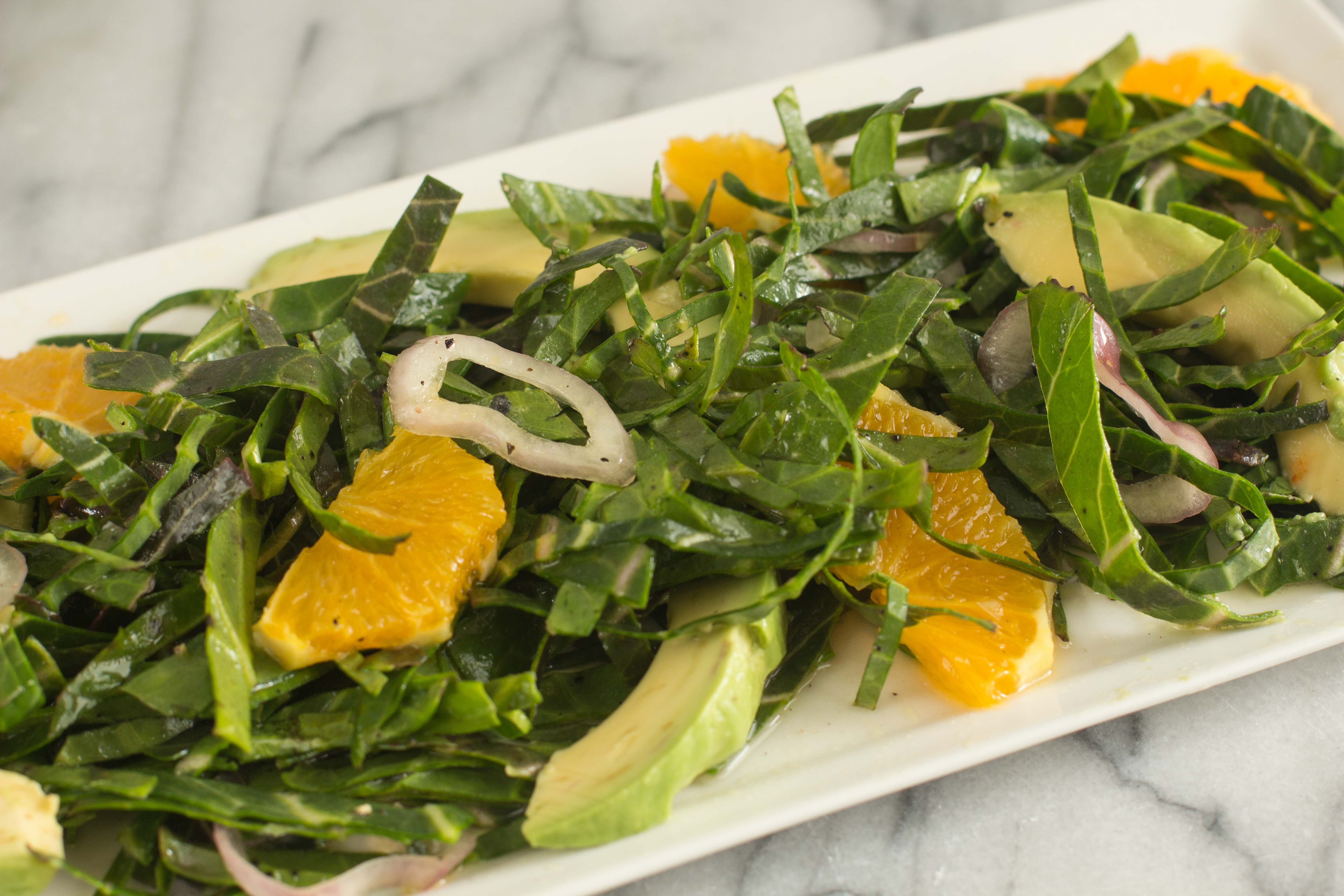 Brazilian Collard Greens Salad