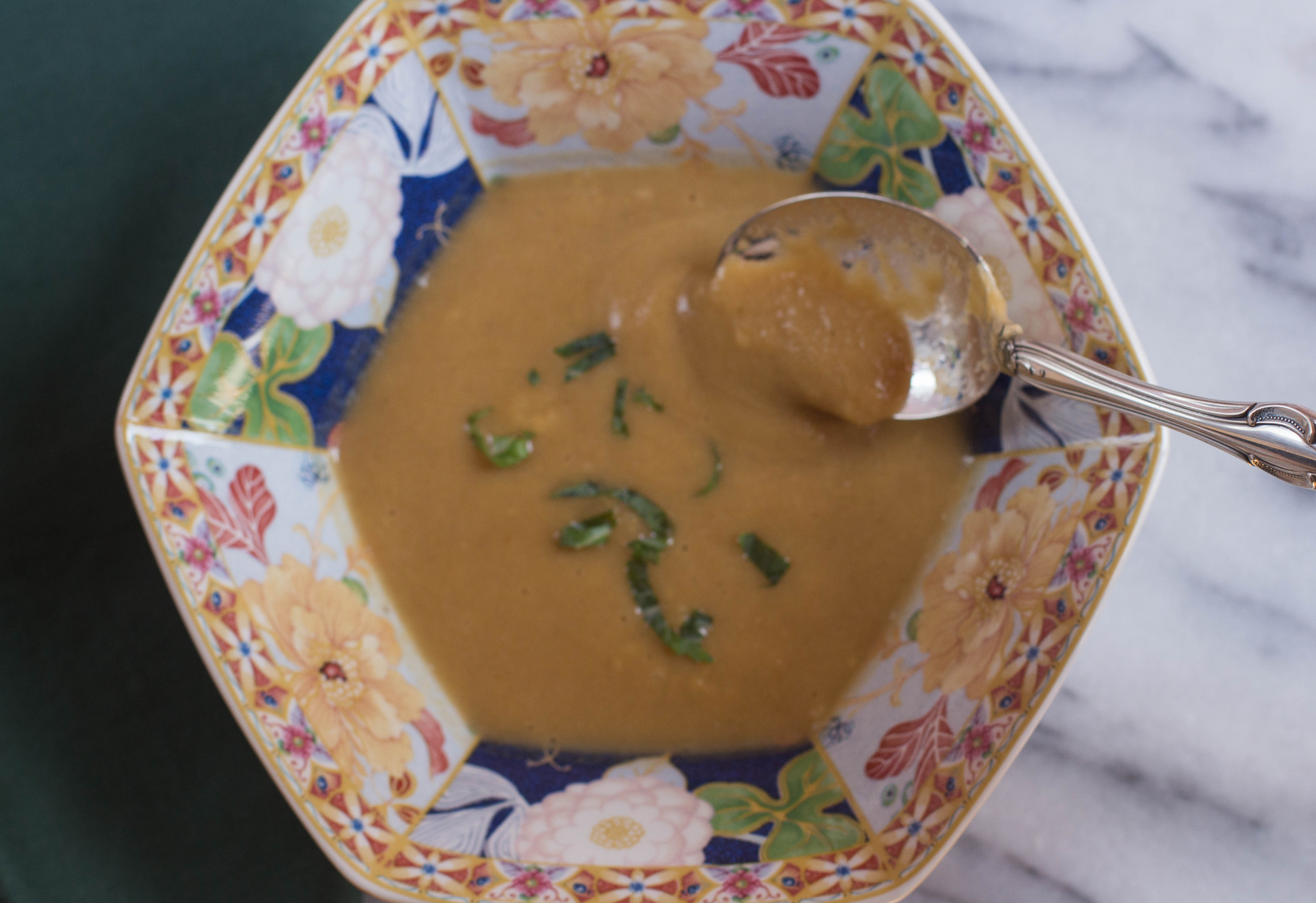 Cauliflower Soup with Lemongrass and Ginger