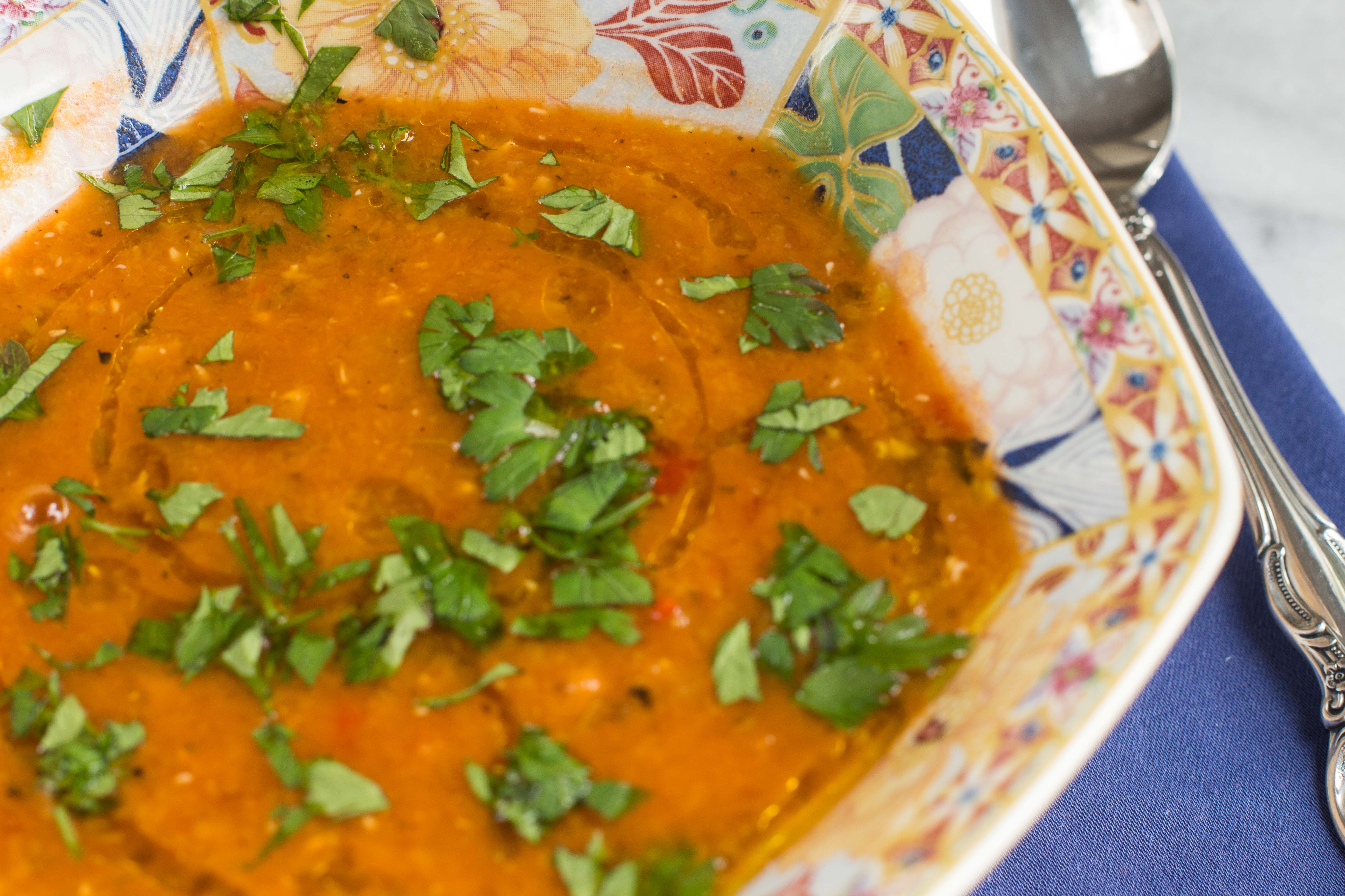 Spanish-Style Red Lentil Soup