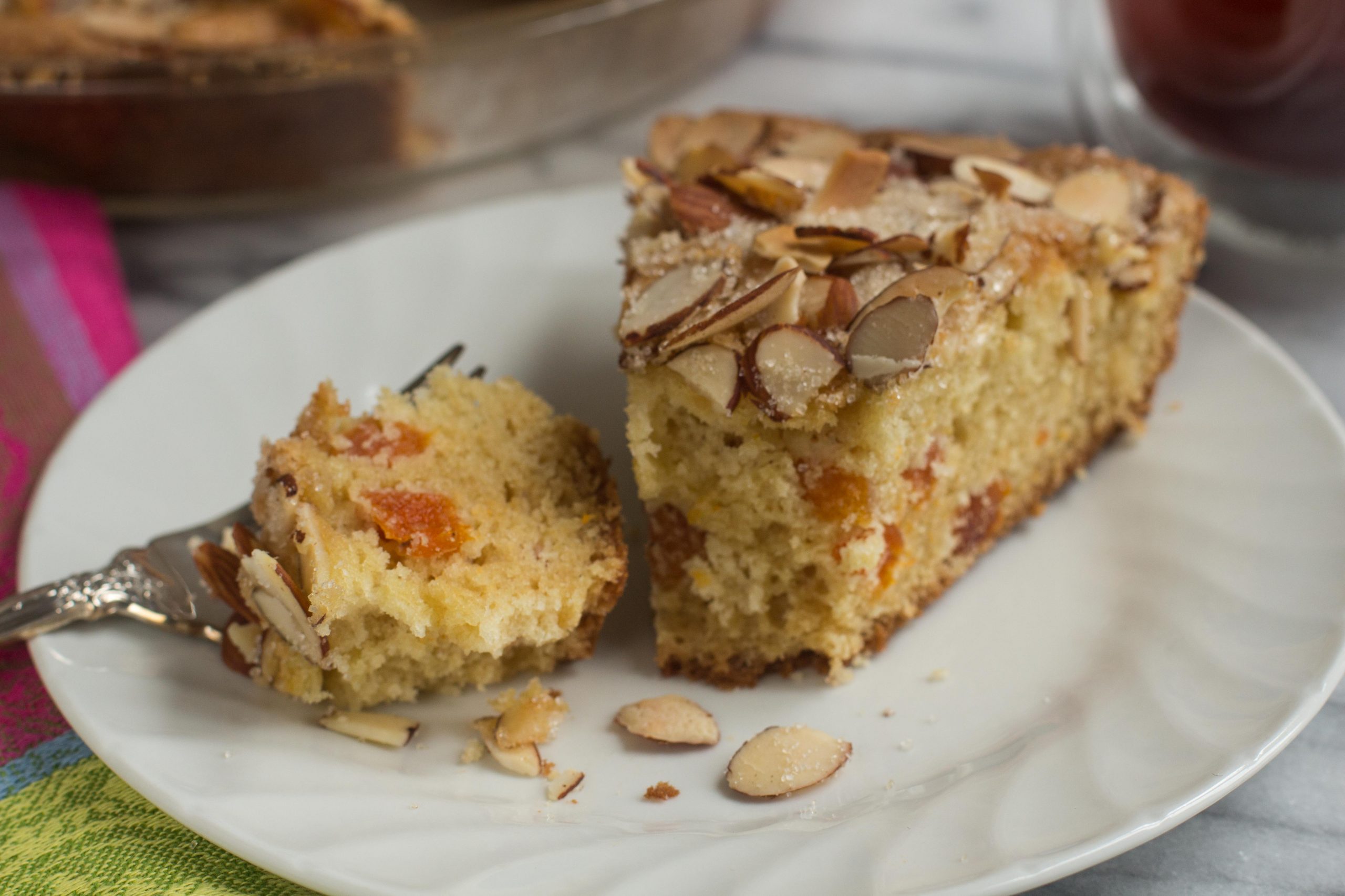Eggless apricot almond cake recipe by Geeta Sachdev at BetterButter