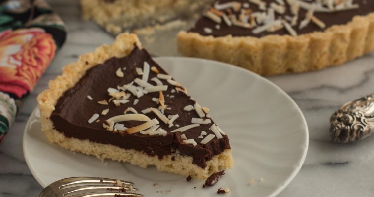 Chocolate Coconut Tart