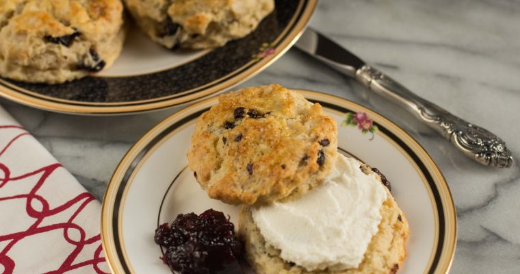 Chocolate Cherry Scones