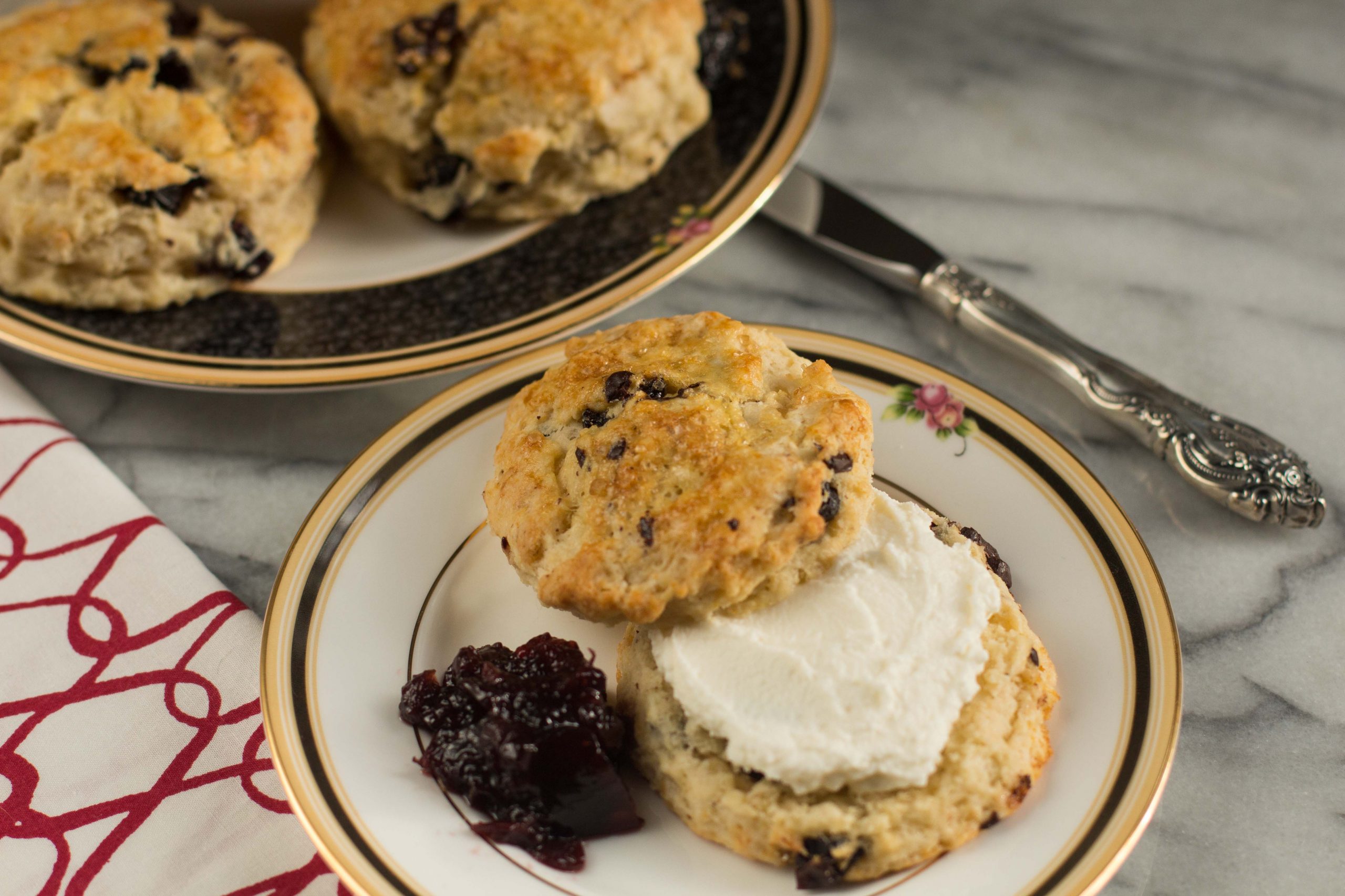 Chocolate Cherry Scones