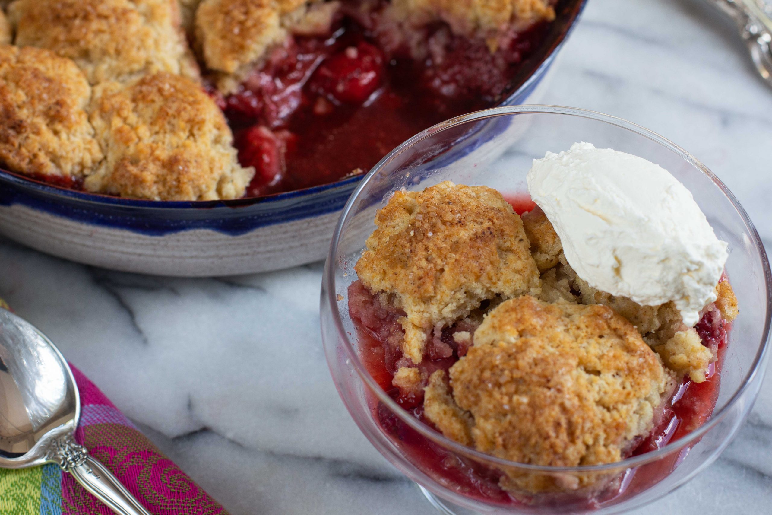 Fresh Strawberry Cobbler