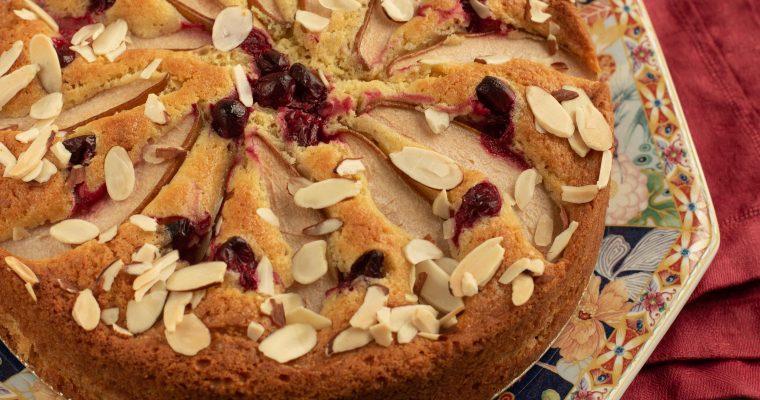 Pear Cranberry Cake