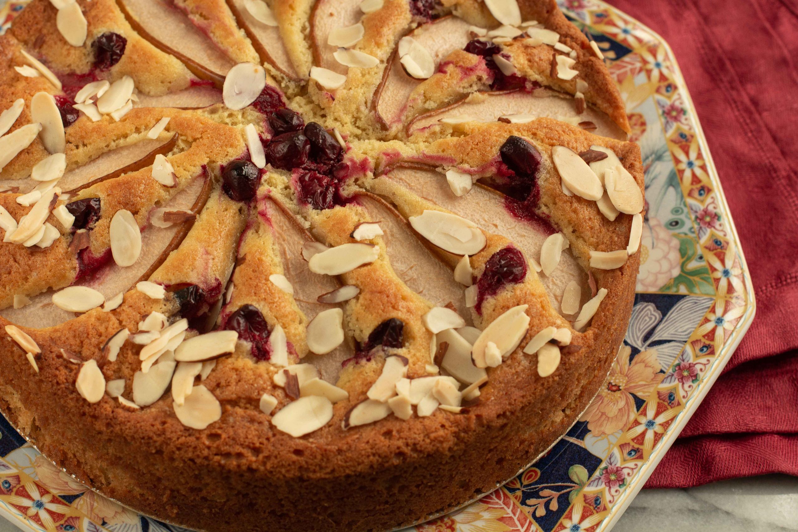 Pear Cranberry Cake