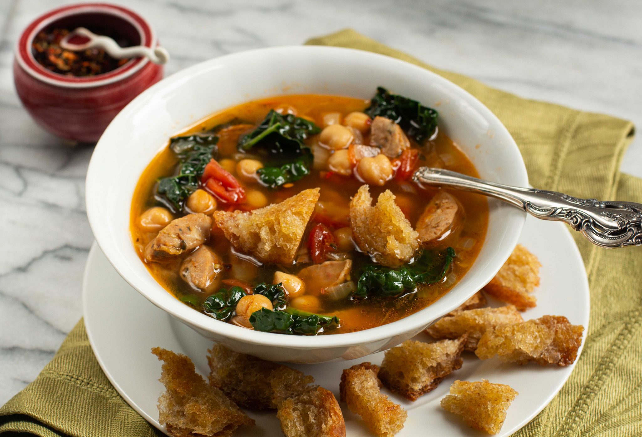 Italian Sausage and Garbanzo Bean Soup Piedmont Pantry