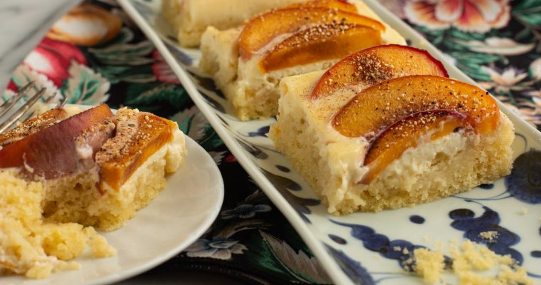 Peaches and Cream Cake