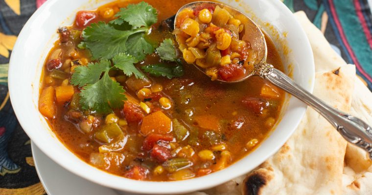 Chana Dal Vegetable Soup