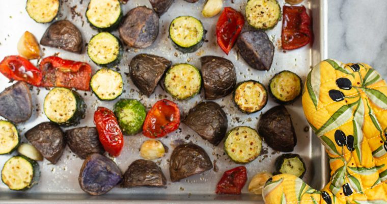 Easy Sheet Pan Summer Vegetables