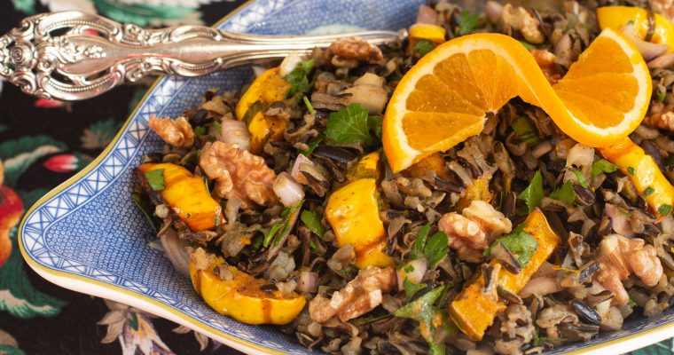 Wild Rice and Delicata Squash Salad