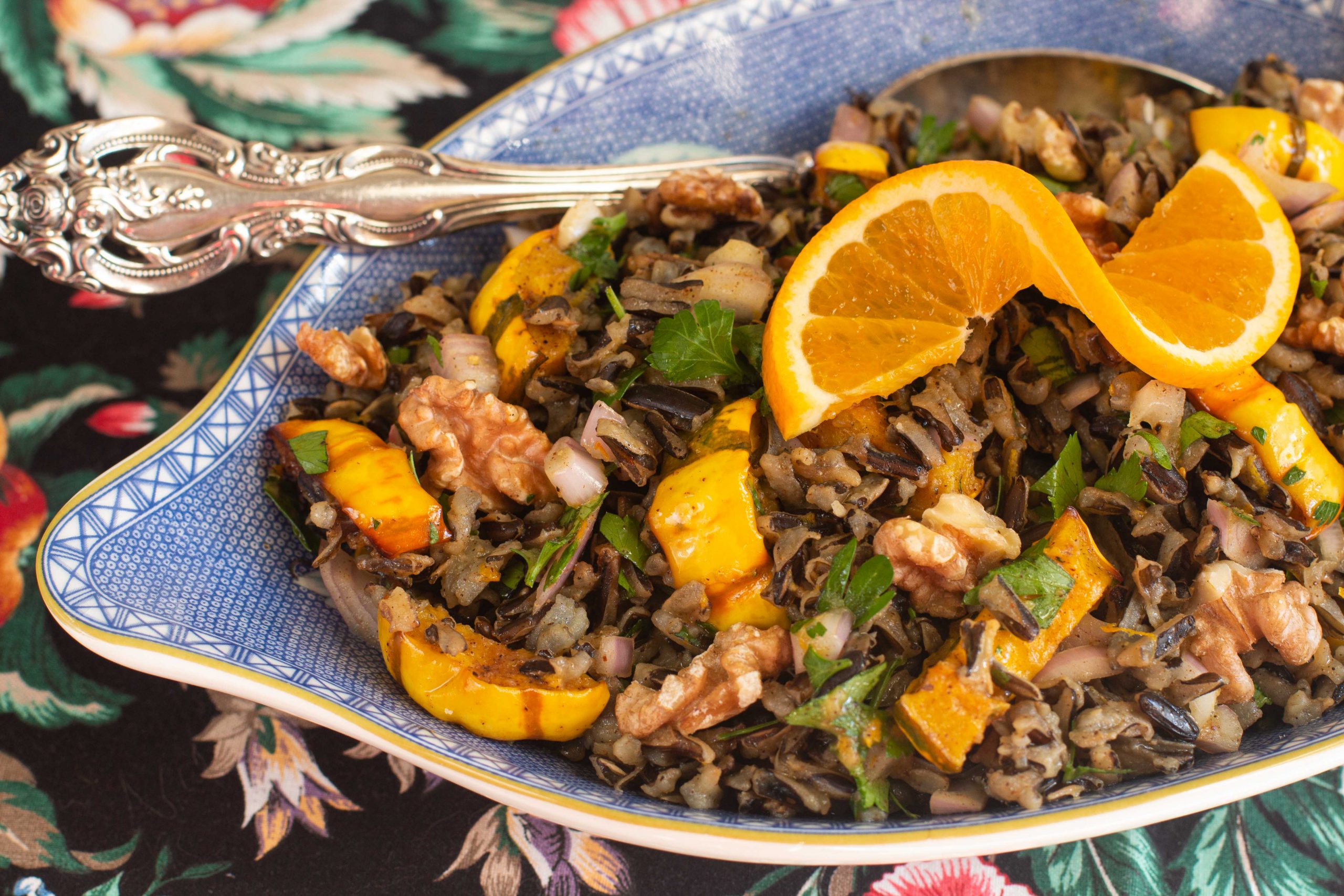 Wild Rice and Delicata Squash Salad