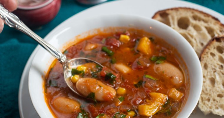 Greek-Inspired Longevity Bean Soup