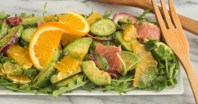 Avocado and Citrus Salad with Chile-Lime Dressing
